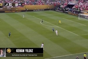 独造3球！伊尔迪兹当选尤文4-1维达德一役全场最佳